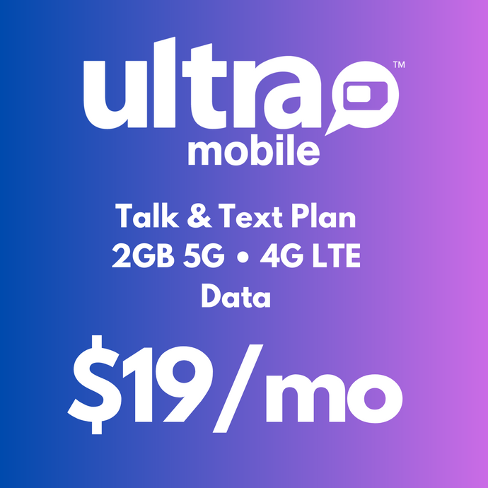 $19 2GB Plan & SIM Kit - 5G • 4G LTE Data