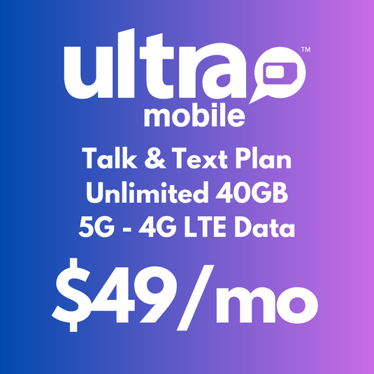 $49 UNLIMITED Plan & SIM Kit - 5G • 4G LTE Data
